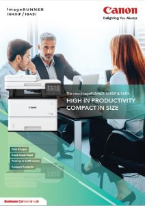 CANON iR1643iF Product Catalogue