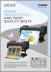 CANON Large Format Printer imagePROGRAF PRO-561S Product Catalogue