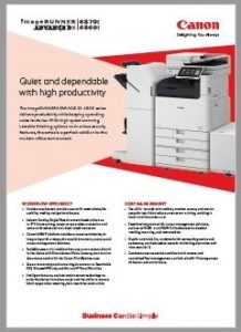 CANON iR ADV DX 6860i Product Catalogue