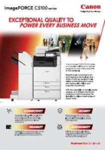 CANON imageFORCE C5100 Series Product Catalogue